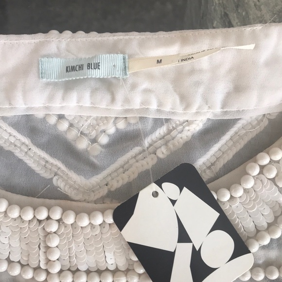 White beaded top - Picture 3 of 5